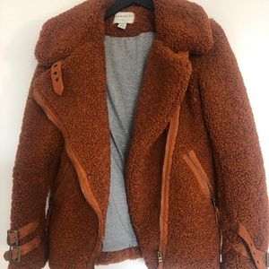 Anthropologie Marrakech XS teddy jacket